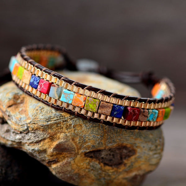 7 Chakras Shakti Weave Bracelet