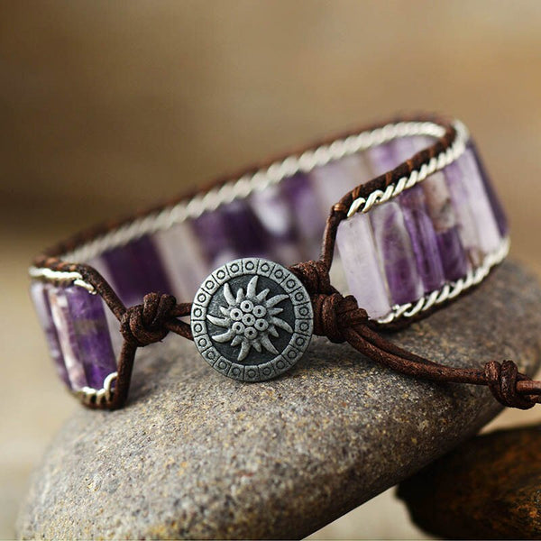 Enlightening Dream Amethyst Wrap Bracelet