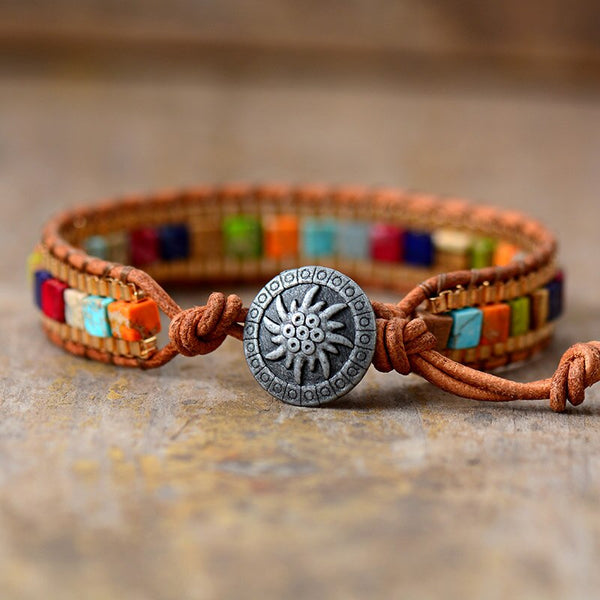 7 Chakras Shakti Weave Bracelet