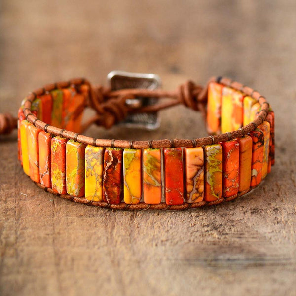 Jasper Feel Good Wrap Bracelets