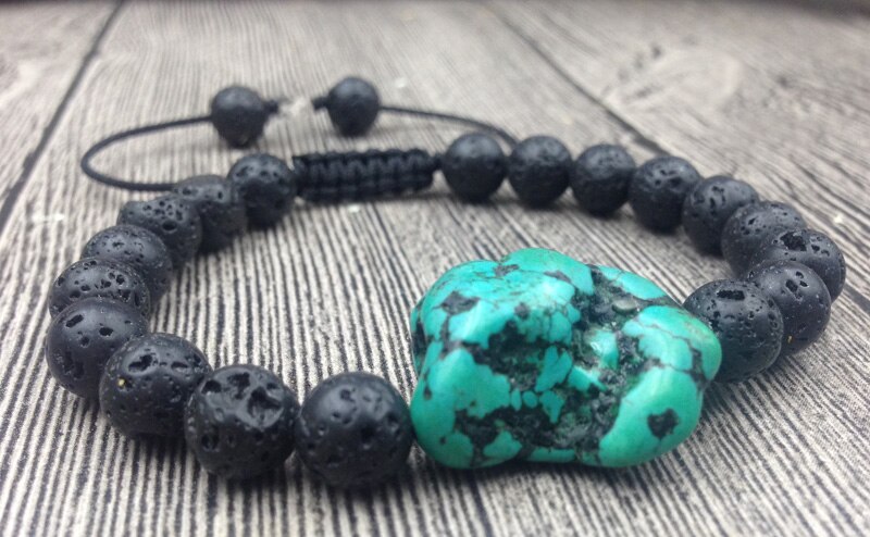 Chunky Turquoise Clarity Bracelet