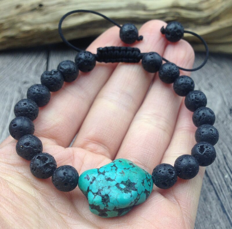 Chunky Turquoise Clarity Bracelet