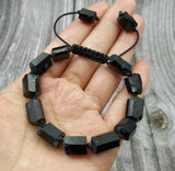 Chunky Black Tourmaline Protection Bracelet