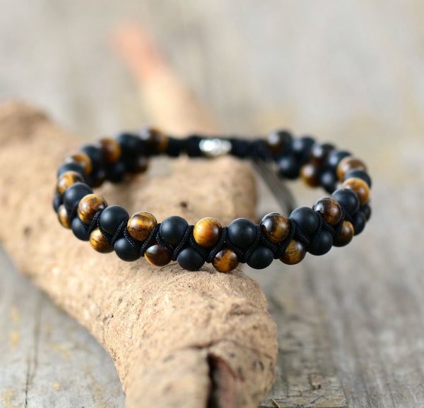 Natural Stone Corded Energy Friendship Bracelets