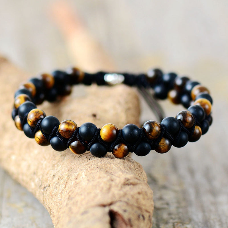 Natural Stone Corded Energy Friendship Bracelets