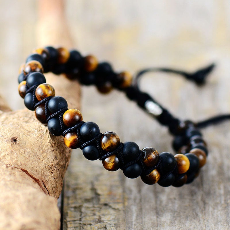 Natural Stone Corded Energy Friendship Bracelets