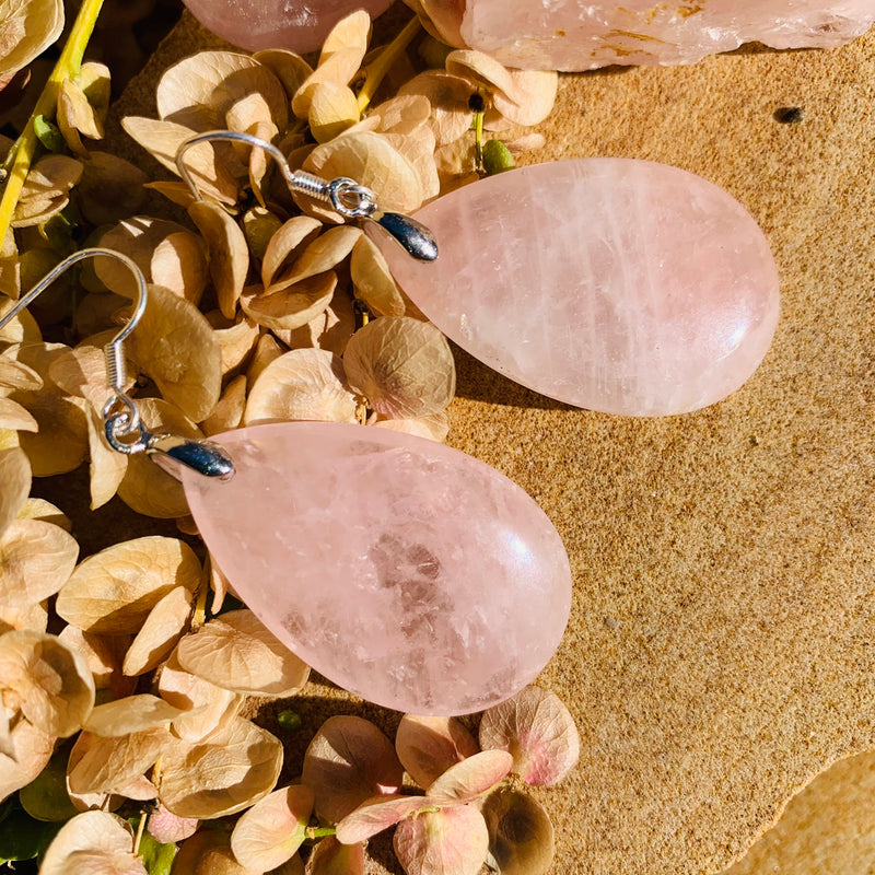 Gemstone Teardrop Earrings