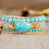 Soothing Amazonite 3 Wrap Bracelet