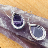 Amethyst Teardrop Earrings