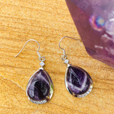 Amethyst Teardrop Earrings