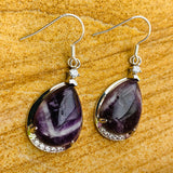 Amethyst Teardrop Earrings