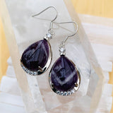 Amethyst Teardrop Earrings