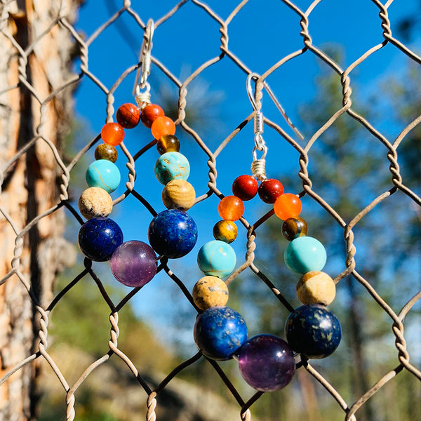 Harmonious Chakra Stone Earrings