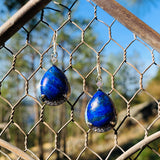 Lapis Lazuli Teardrop Earrings