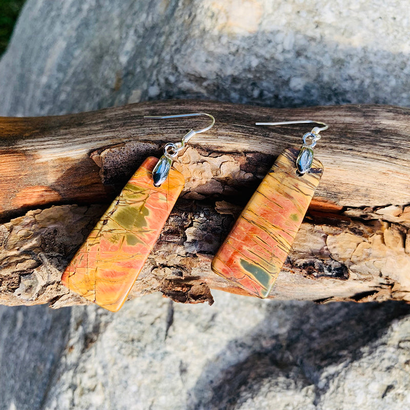 Picasso Jasper Drop Earrings