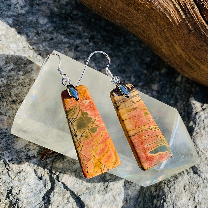 Picasso Jasper Drop Earrings