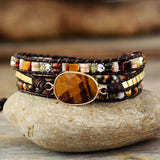 Jasper Healing 3 Wrap Bracelet