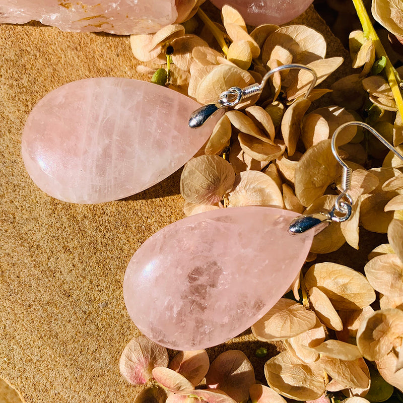 Gemstone Teardrop Earrings