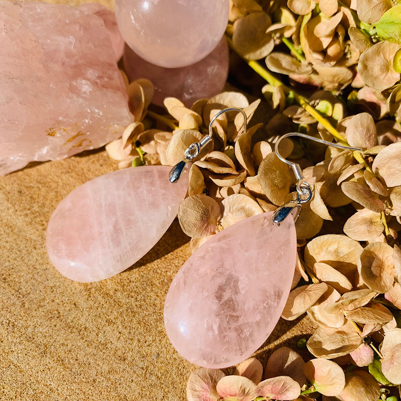 Gemstone Teardrop Earrings