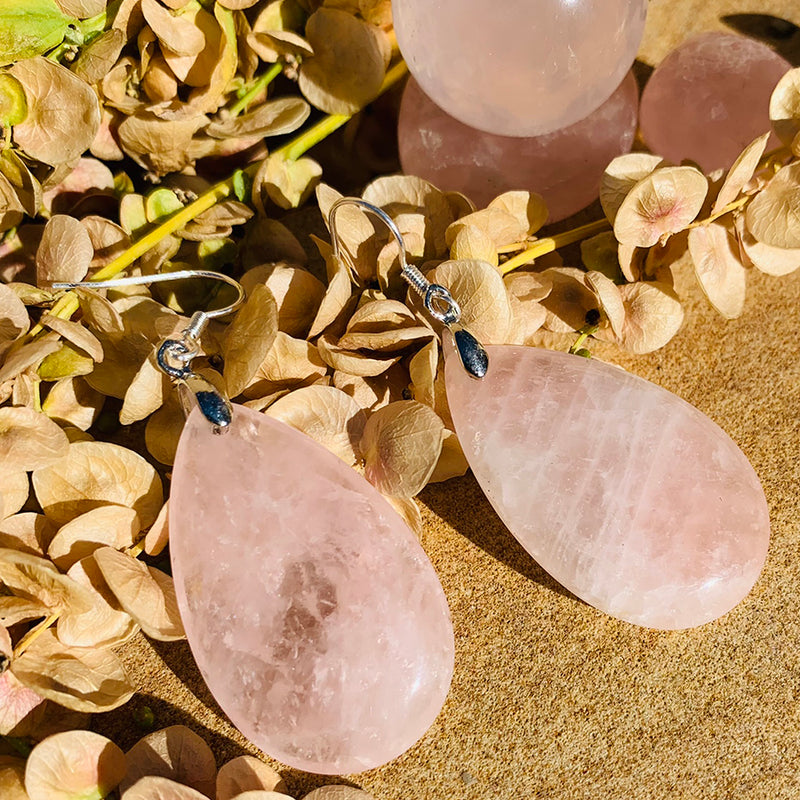 Gemstone Teardrop Earrings