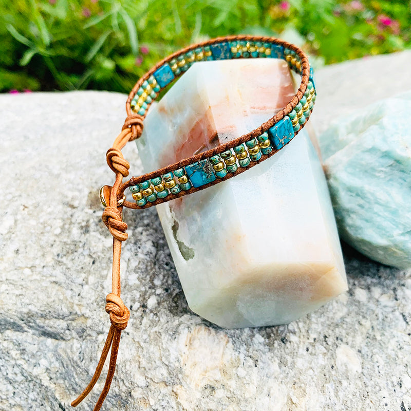 Jasper Stability Friendship Bracelet