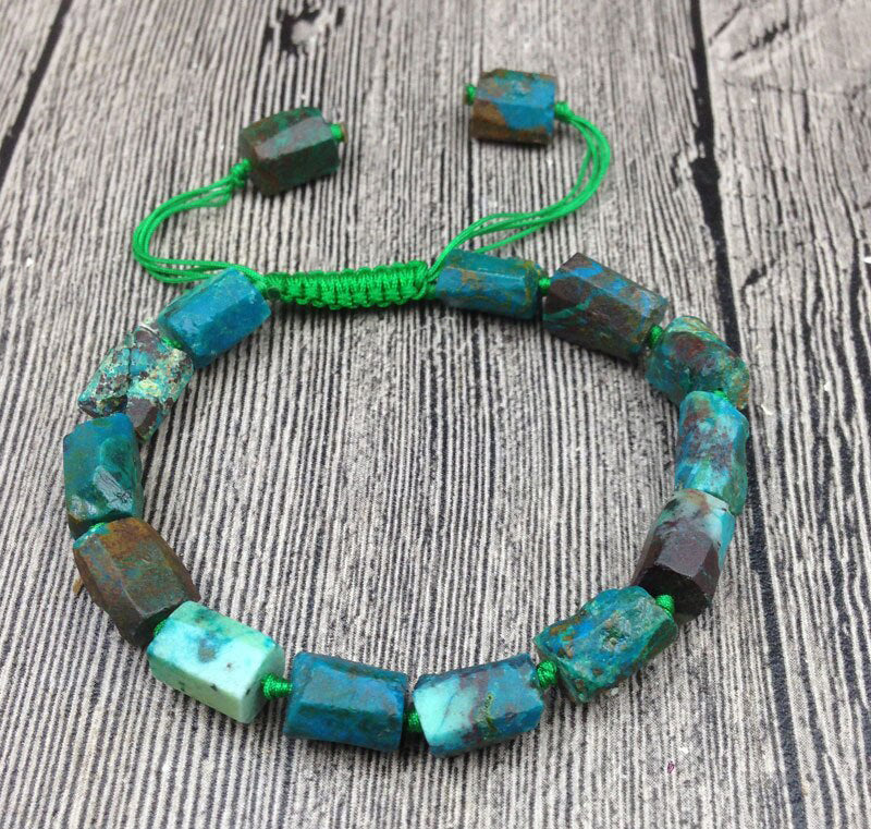 Chunky Turquoise Chrysocollas Harmony Bracelet